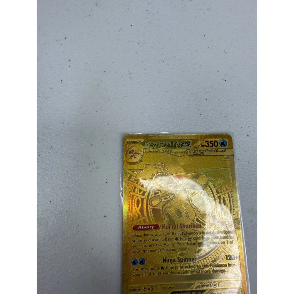 Mega Greninja EX Hyper Rare Full Art Holo Pokémon TCG Chaos Rising 122/086